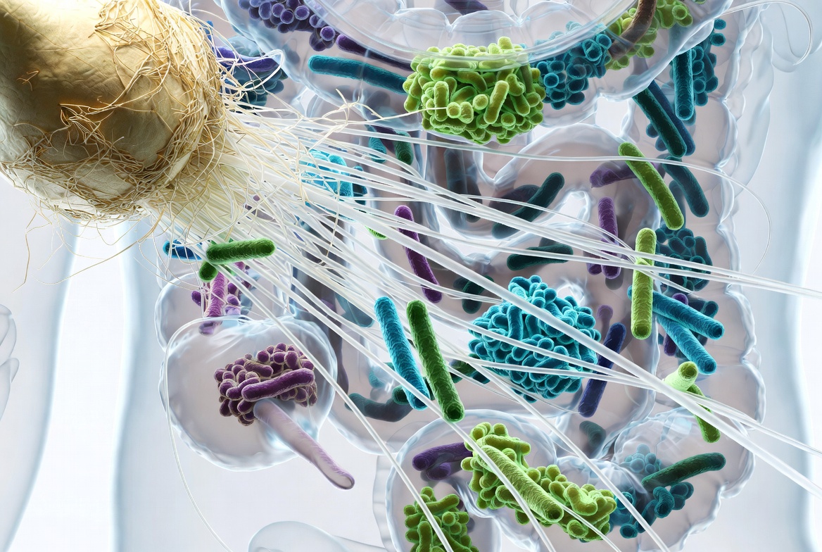 Gut Microbiome With Inulin Fibers