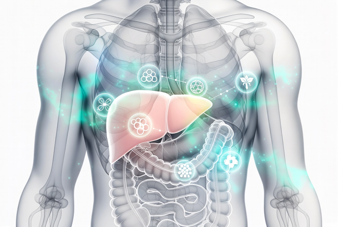 Liver Health Detox Concept Visualization