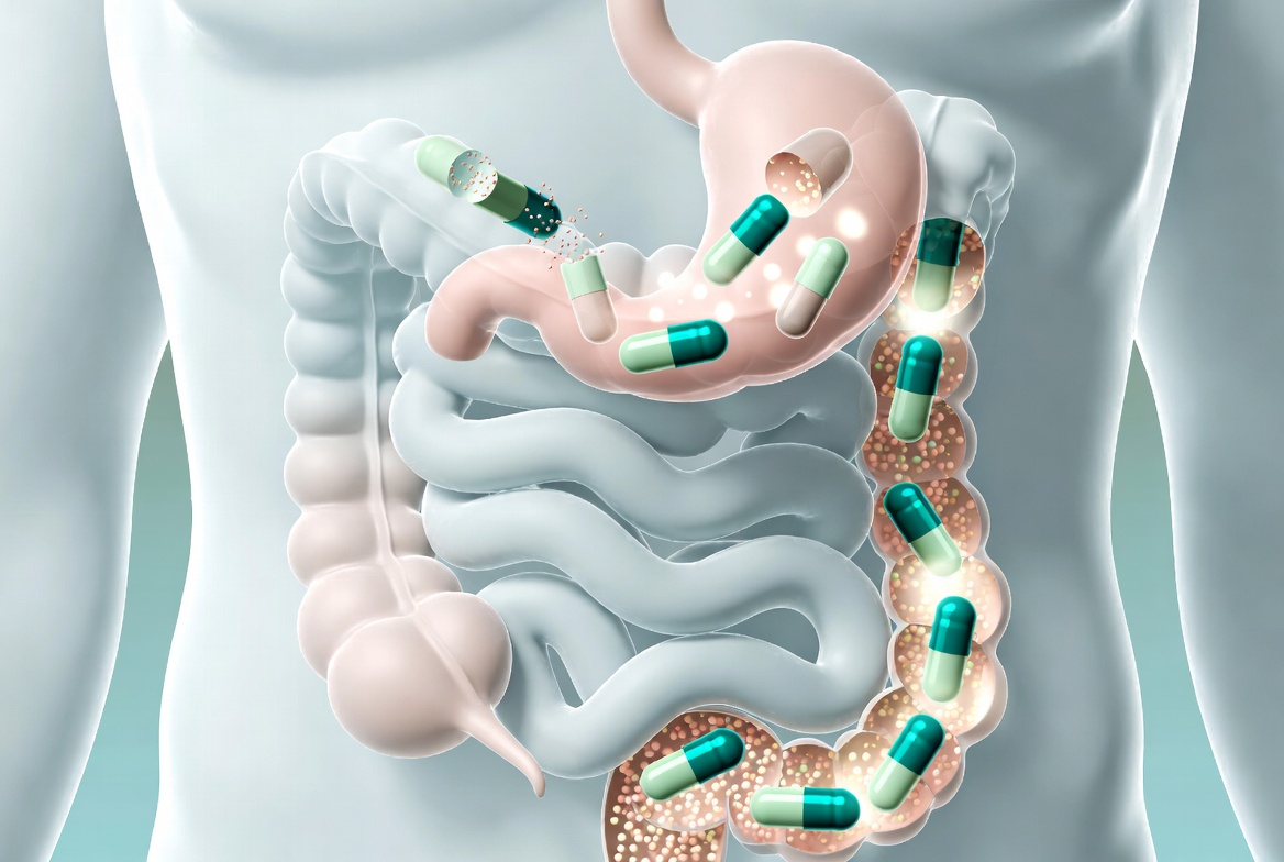 Intestinal Release Probiotic Capsules