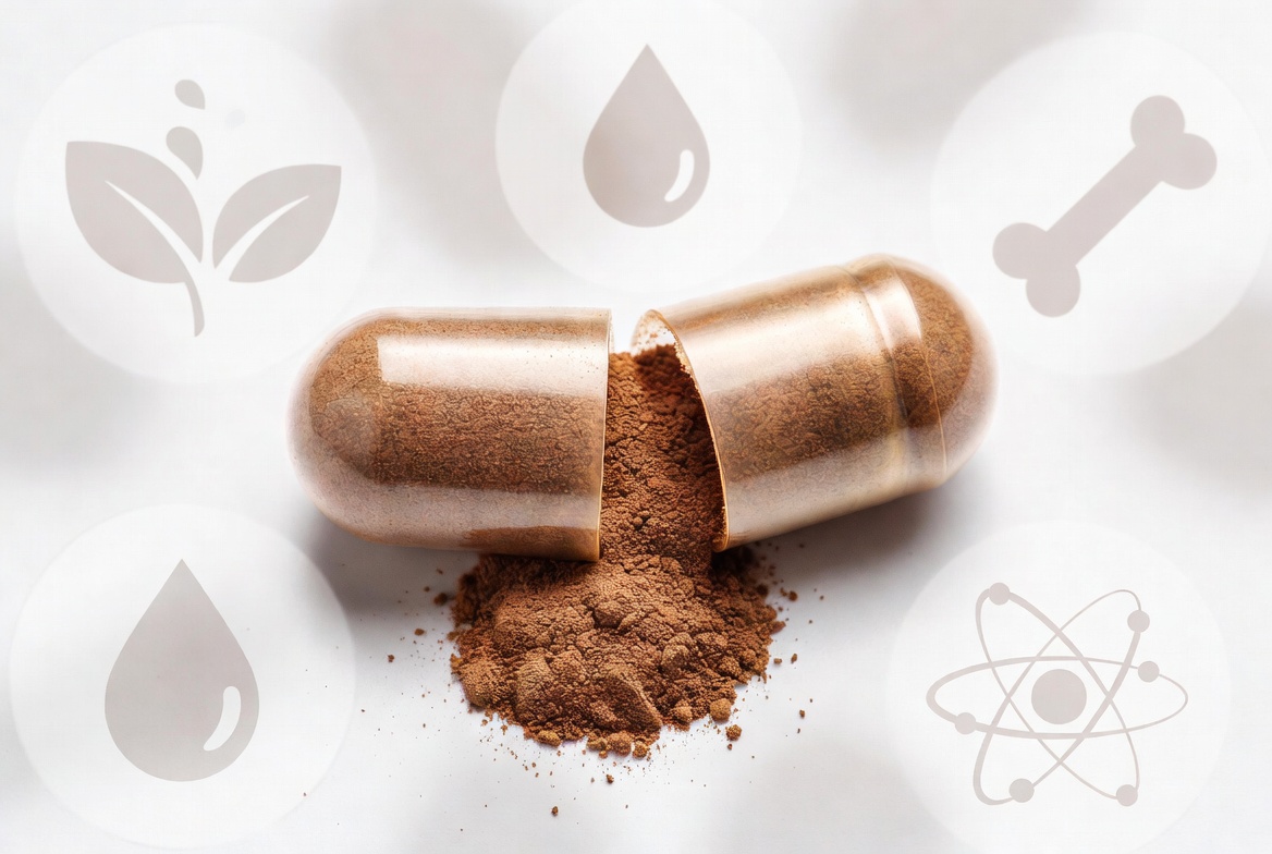 Nutrient Rich Liver Capsule Cross Section