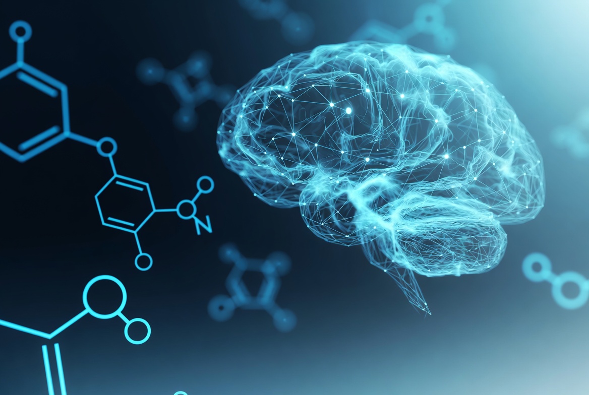 Brain Molecule Formulation Visual