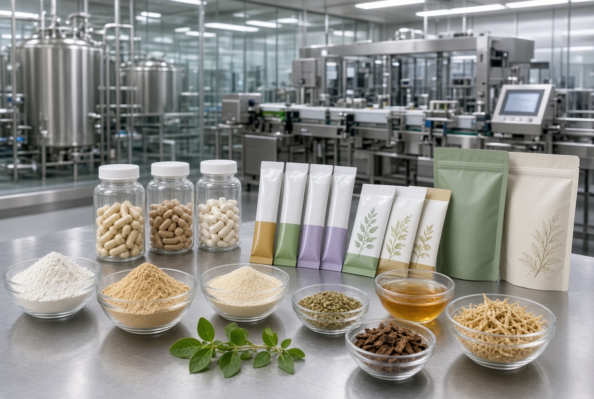 From Ingredients To Finished Supplements