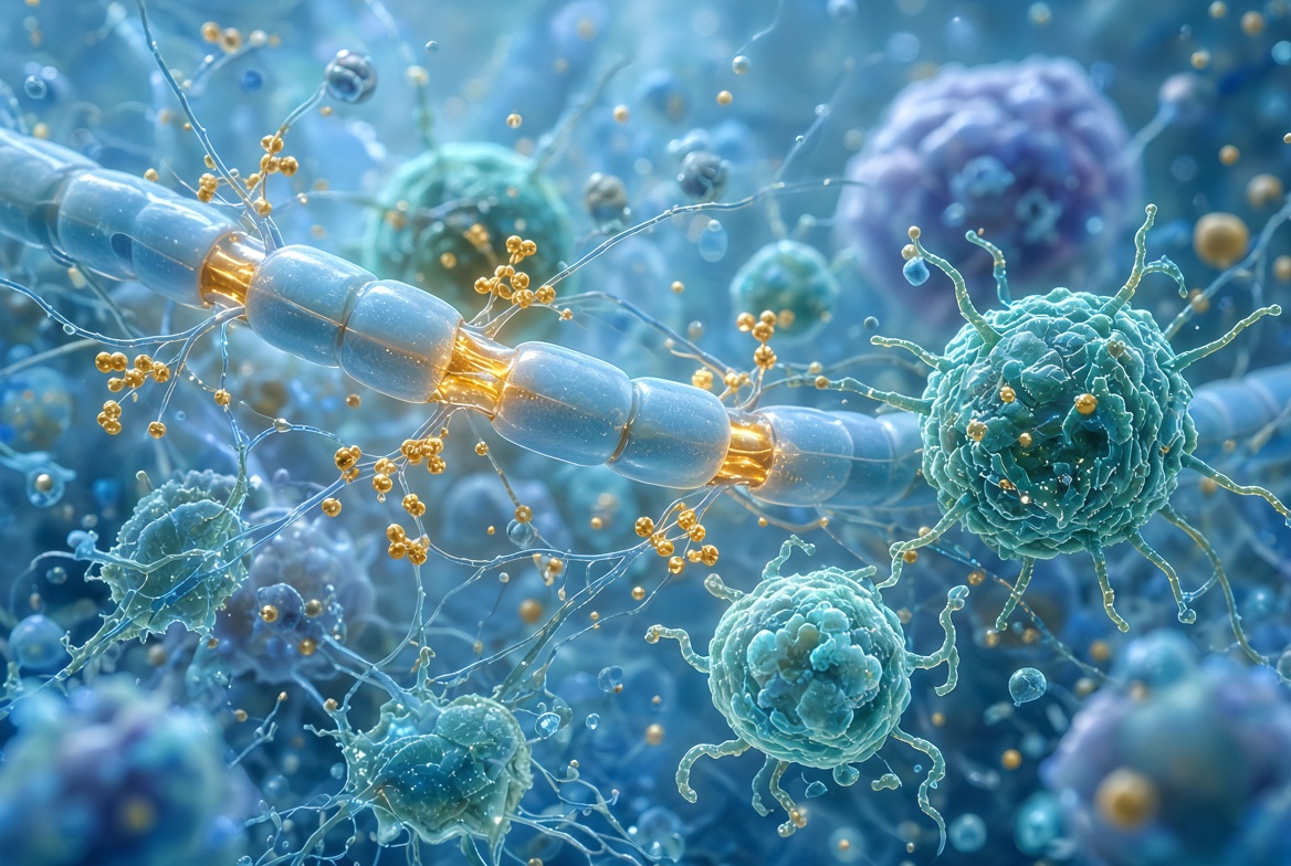 PEA Inflammation Pathway Illustration