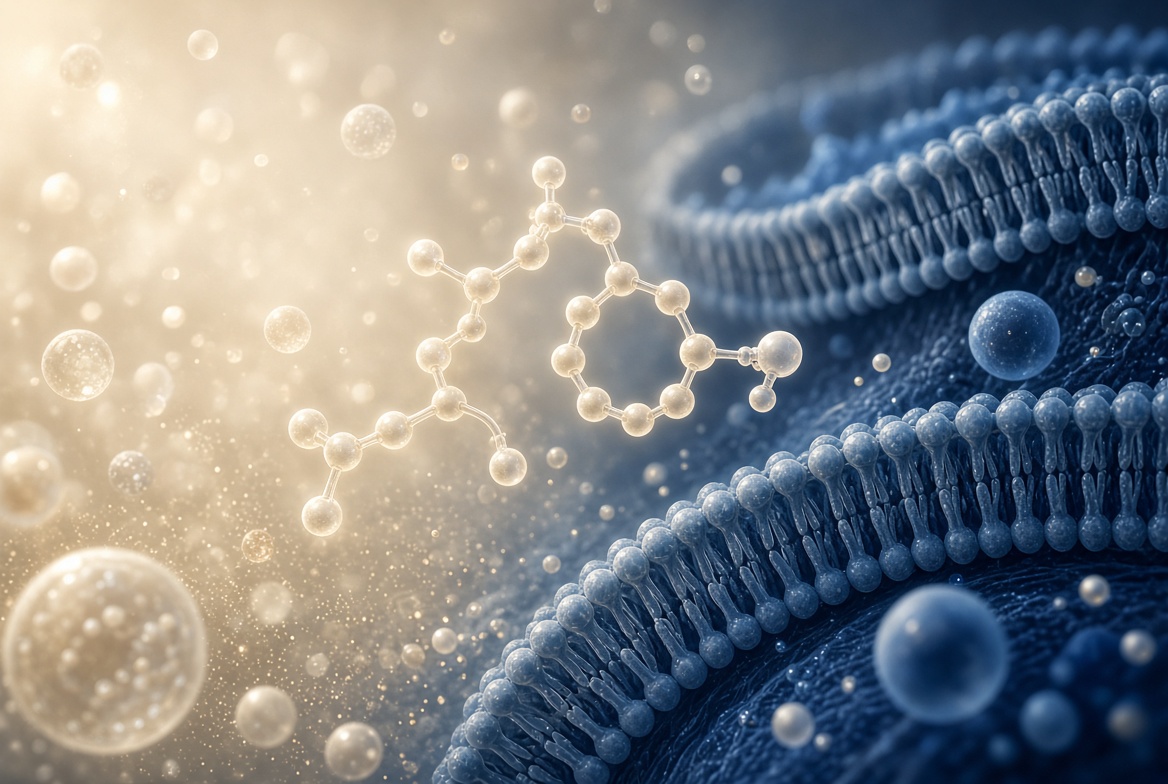PEA Molecule And Wellness Concept