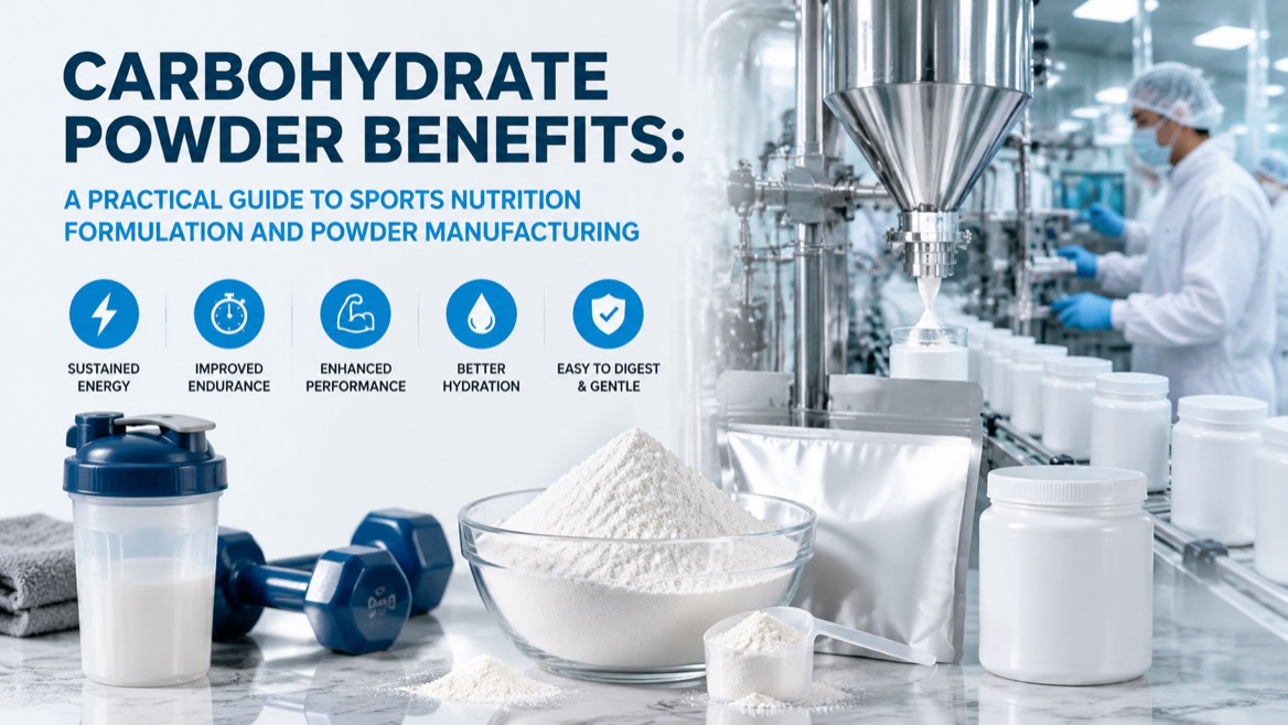 Carbohydrate Powder Benefits: A Practical Guide to Sports Nutrition Formulation and Powder Manufacturing